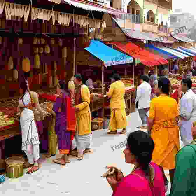 A Bustling Market Scene Filled With Colorful Vendors And Lively Crowds. The Temple Of Lal Gubir: A Dungeons Dragons 5th Edition Compatible Adventure For First Level Characters