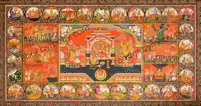 A Close Up Of An Illustration From The Ramayana, Showcasing Intricate Details And Vibrant Colors Queen Of The Elements: An Illustrated Based On The Ramayana (The Sita S Fire Trilogy 2)