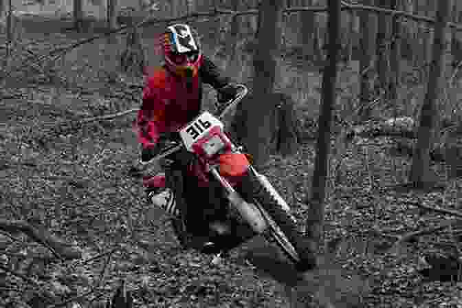 A Dirt Bike Rider Navigating A Challenging Trail, Showcasing Advanced Riding Techniques. How To Ride A Dirtbike