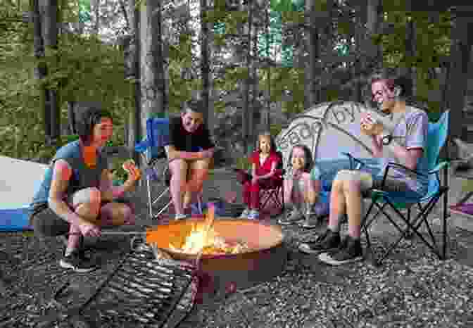 A Group Of People Camping In A Tent In The Wilderness RV Traveling Hacks State Parks Camping Guide: 1000 Campgrounds Attractions To Visit With Everything You Need To Know To Make Experiences On The Road Easier Safer More Fun