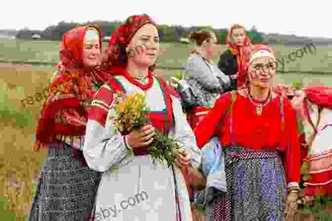 A Group Of Russian People In Traditional Dress, Smiling And Laughing. Driving Down Russia S Spine: Tracking The Russian Soul From The Arctic To The Black Sea