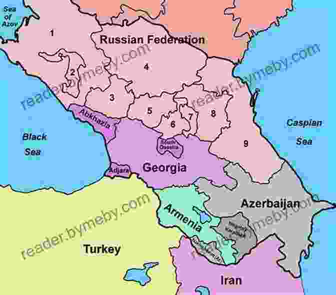 A Map Of The Caucasus Region With The Silhouettes Of Soldiers And Politicians Superimposed Georgia Diary: A Chronicle Of War And Political Chaos In The Post Soviet Caucasus