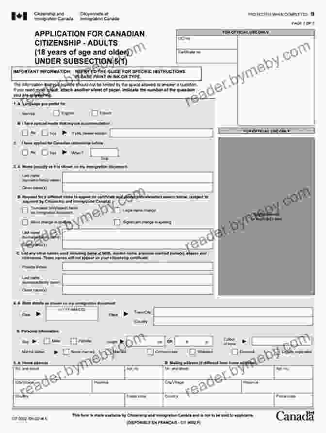 A Person Filling Out A Canadian Immigration Application Form Packin Up And Moving To Canada 101: An Experiential Guide From Pre Application To Settling In As A Newcomer To Canada