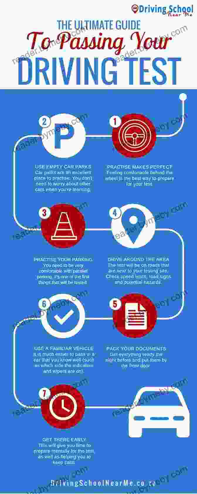 A Person Passing A Driving Test, Representing The Ultimate Goal Of The Guide. How To Pass Your Driving Test Like A Boss: The Funny Practical Guide To Learning To Drive