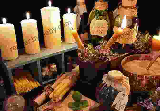 A Person Performing A Ritual With Candles And Crystals Occult Escapology Thumb Tie Magick