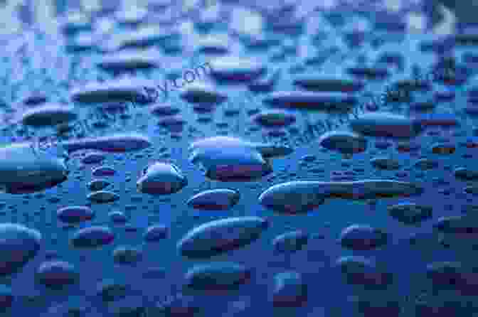 A Photograph Of Water Droplets Forming Intricate Patterns On A Surface, Showcasing The Dynamic Nature Of Water's Response To Human Consciousness. The Secret Intelligence Of Water: Macroscopic Evidence Of Water Responding To Human Consciousness