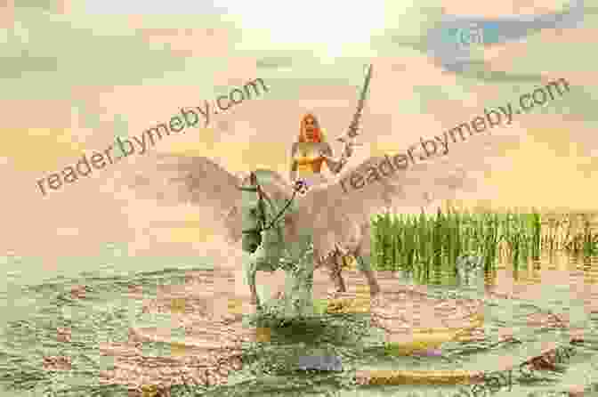 A Rider Sits Astride An Ethereal Horse With Glowing Wings, Soaring Above A Misty Forest The Secret Horses Of Briar Hill