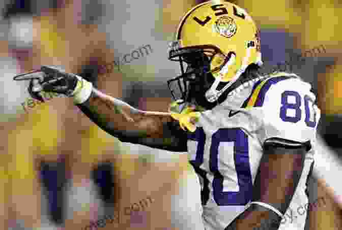 A Roaring LSU Tigers Football Player Breaking Through The Line Of Scrimmage Game Of My Life LSU Tigers: Memorable Stories Of Tigers Football