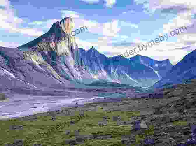 A Stunning Panoramic View Of A Vast Nunavut Landscape, Showcasing Snow Capped Mountains, Crystal Clear Lakes, And A Vibrant Sunset Sky. Canada In Pictures: The Northern Territories Volume 3 Nunavut Yukon Territory And The Northwest Territories