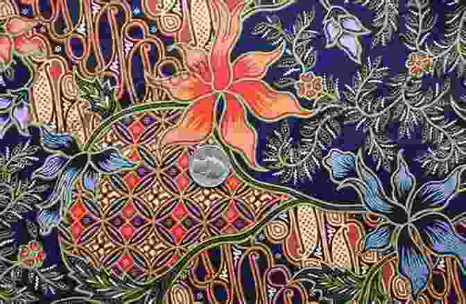 A Vibrant And Intricate Piece Of Batik Fabric, Showcasing The Beauty Of The Art Form. Batik And Other Pattern Dyeing