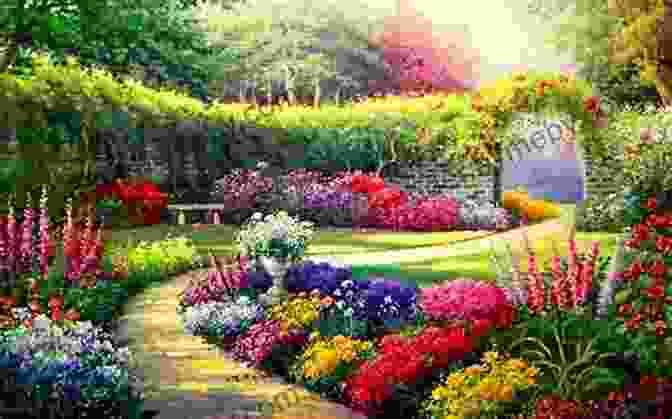 A Vibrant Painting Of A Colorful Flower Garden, Showcasing A Variety Of Blooms And Lush Greenery. Learn To Paint: Flower Garden