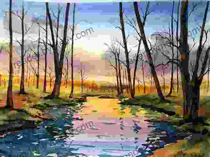 A Watercolor Landscape Painting Of A Forest Tutorial About Watercolor Painting: Amazing World Of Watercolor For You To Try