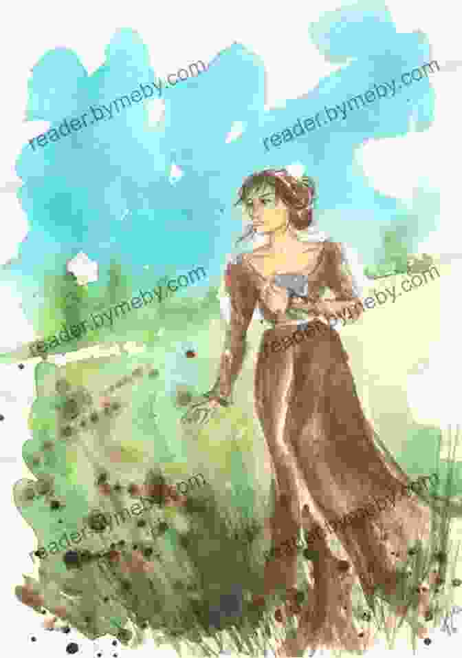 A Watercolor Painting Of Elizabeth Bennet, A Young Woman With A Lively Expression And Bright Eyes. Unequal Affections: A Pride And Prejudice Retelling