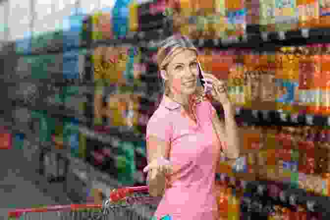 A Woman Shopping In A Supermarket While Paying Attention To Her Surroundings Shopping Cart Operations Manual For Women: Lessons In Proper Shopping Cart Etiquette For Women