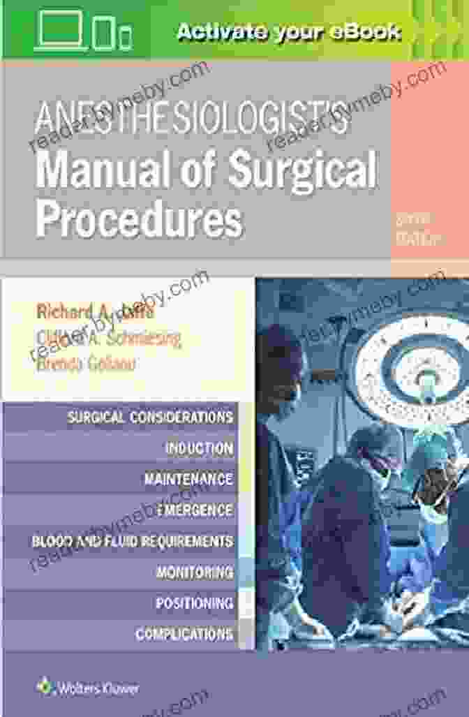 Anesthesiologist Manual Of Surgical Procedures Comprehensive Guide For Anesthesia Care Anesthesiologist S Manual Of Surgical Procedures