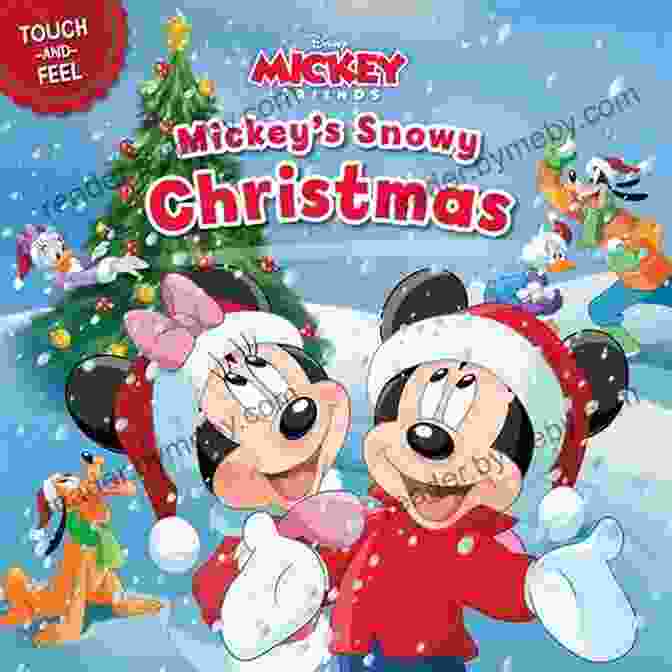 Big Blue Christmas Book Cover Featuring Mickey Mouse And Pluto Enjoying A Snowy Christmas Eve Finding Nemo: A Big Blue Christmas (Disney Short Story EBook)