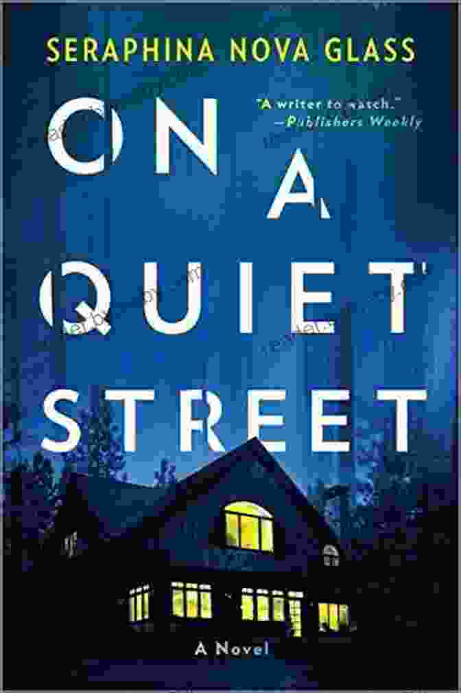 Book Cover Of 'On Quiet Street' By Seraphina Nova Glass, Featuring A Silhouette Of A Girl Standing On A Cobblestone Street, Surrounded By Old Houses And A Misty Atmosphere On A Quiet Street Seraphina Nova Glass