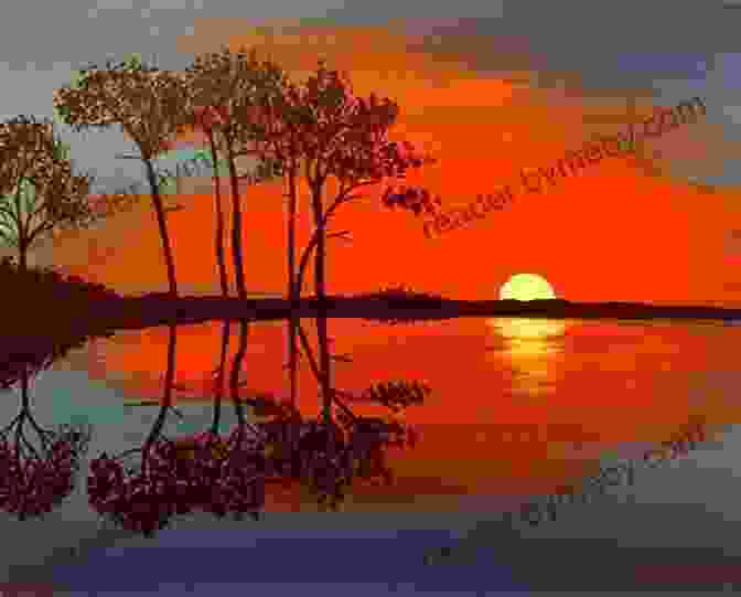 Drawing Of A Lake Reflecting The Sky And Trees How To Draw Landscapes: The Step By Step Guide For Beginners Kids To Drawing 10 Beautiful Landscapes Easily (Book 5)