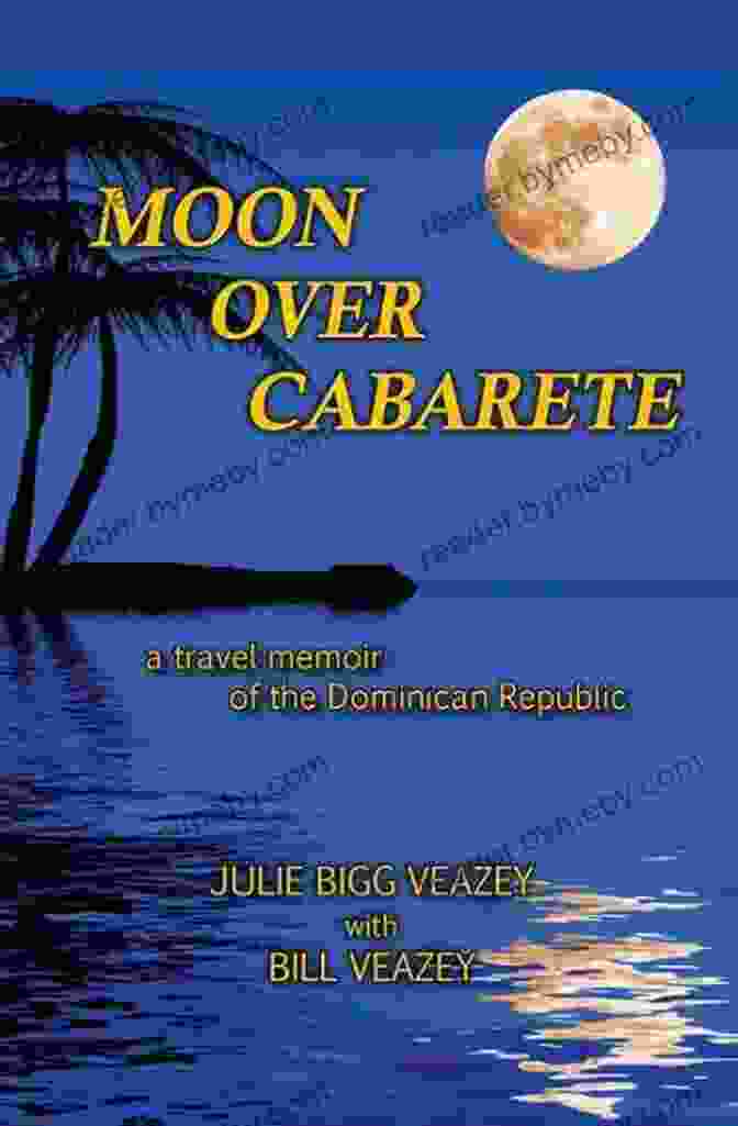 Moon Over Cabarete Book Cover Featuring A Beach Scene With A Full Moon Rising On The Horizon Moon Over Cabarete