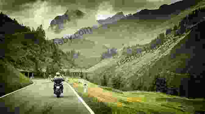 Motorcyclist Riding Through Breathtaking Mountain Scenery Odyssey To Ushuaia: A Motorcycling Adventure From New York To Tierra Del Fuego