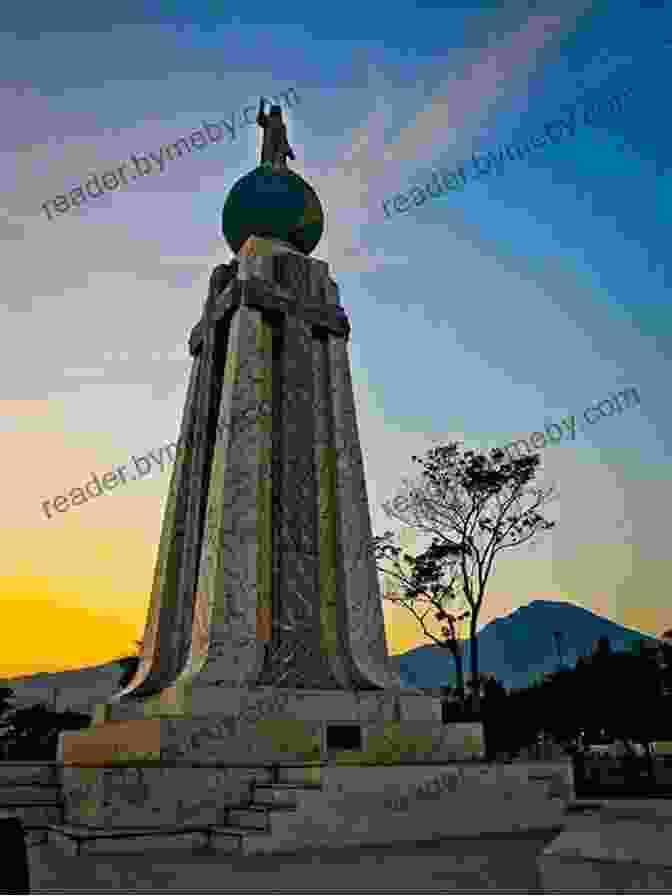 Panoramic View Of San Salvador Cityscape With El Salvador Del Mundo Monument In The Foreground San Salvador Travel Guide: With 100 Landscape Photos