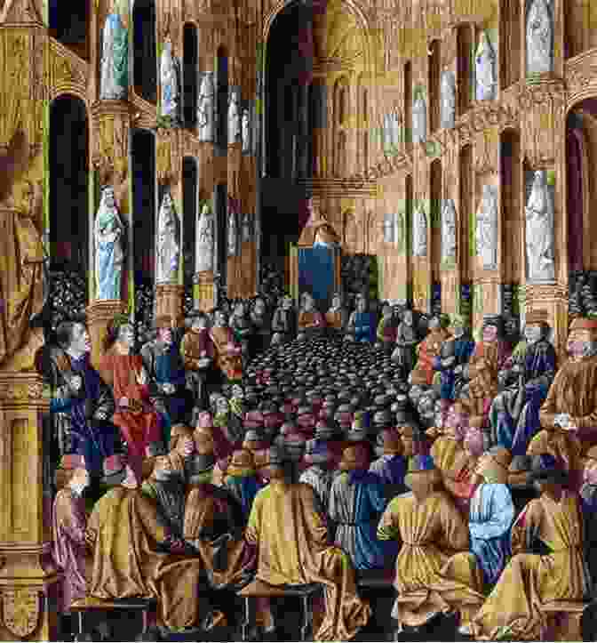 Pope Urban II Delivers His Rousing Speech At The Council Of Clermont, Calling For A Crusade To Liberate The Holy Land. The Of Contemplation: Islam And The Crusades (Penguin Classics)