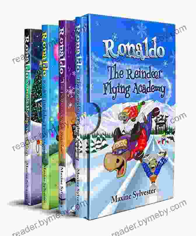 Ronaldo Flying Adventures Book Cover Ronaldo: The Reindeer Flying Academy: An Illustrated Early Readers Chapter For Kids 7 9 (Ronaldo S Flying Adventures)