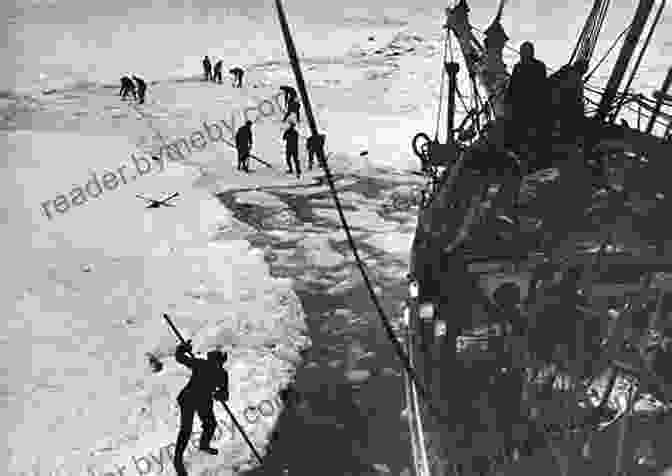 Shackleton And His Crew On An Ice Floe Shackleton: By Endurance We Conquer