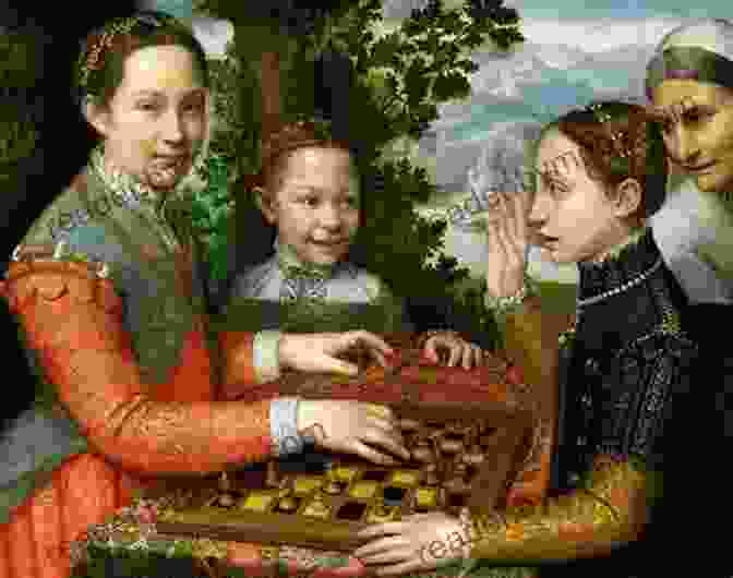 Sofonisba Anguissola, The Chess Game, C. 1555 Sofonisba Anguissola: Drawings Paintings (Annotated)