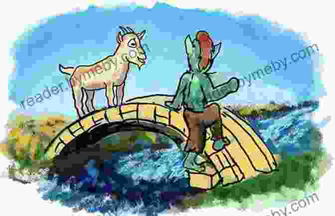 The Three Billy Goats Gruff Crossing The Bridge Over The Troll The Three Billy Goats Gruff