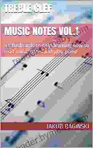 Treble clef Music Notes Vol 1: 93 flashcards to help learning how to read music notes and play piano