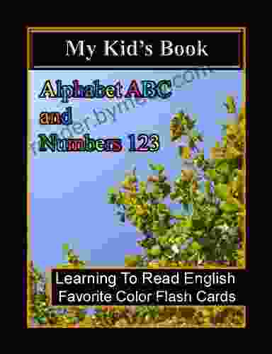 My Kid S Alphabet ABC And Numbers 123 Learning To Read English Favorite Color Flash Cards (14 Colors)